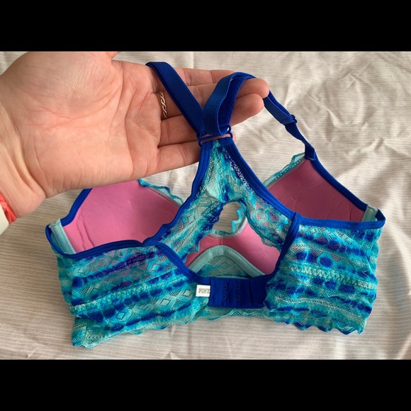 Victoria’s Secret blue tie dye bralette / bra S - Picture 2 of 4